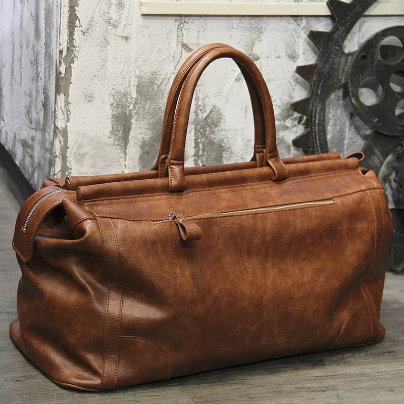 Bolsa de Viagem em Techno Leather BP 604: Estilo Vintage e Dimensão IDEAL BAGYPACK