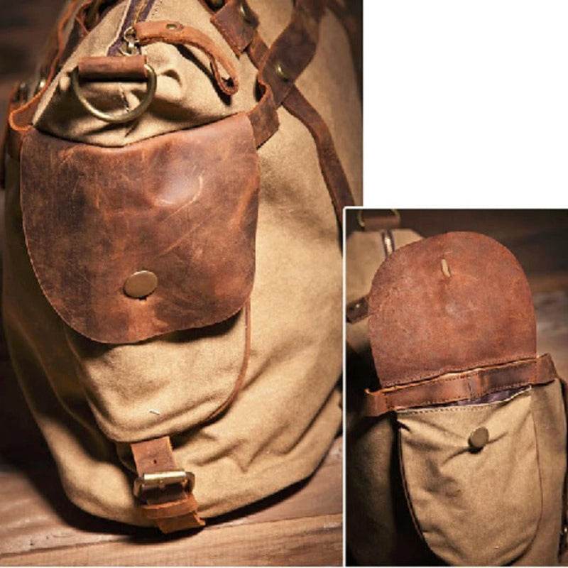 Bolsa de Viagem Lona+Couro BP 614 - BAGYPACK