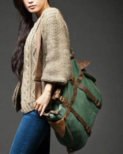 Bolsa de Viagem Lona+Couro BP 614 - BAGYPACK