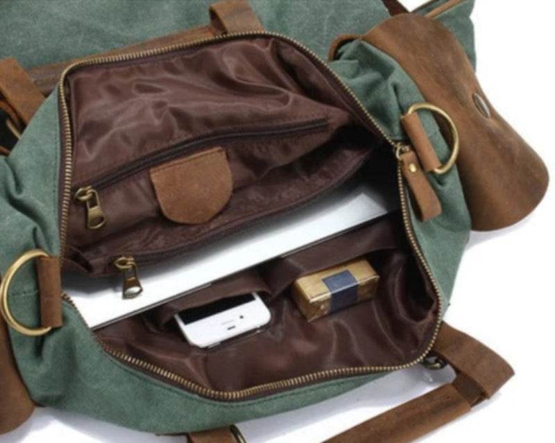 Bolsa de Viagem Lona+Couro BP 614 - BAGYPACK