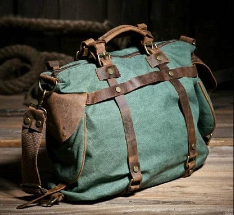 Bolsa de Viagem Lona+Couro BP 614 - BAGYPACK