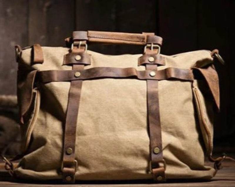 Bolsa de Viagem Lona+Couro BP 614 - BAGYPACK