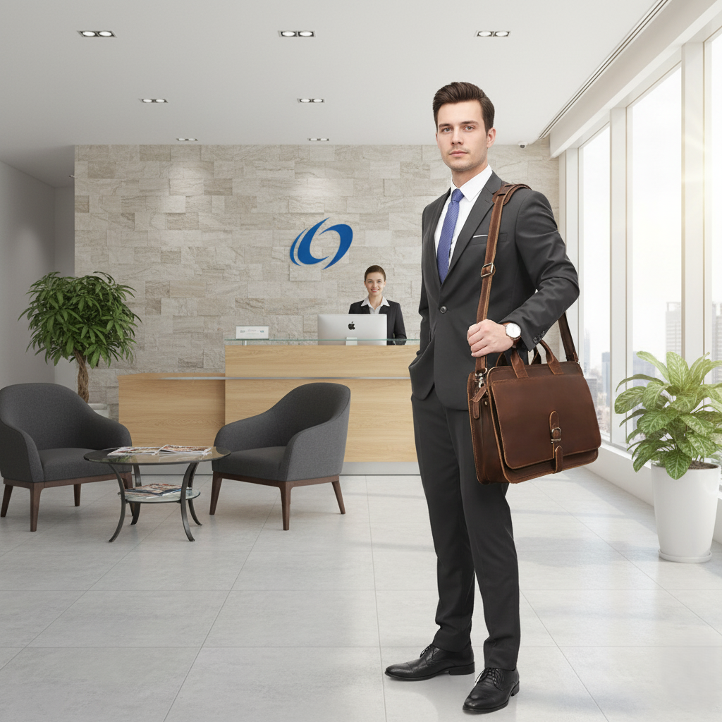 Bolsa Carteiro de Couro Legítimo BP 117: Sua Aliada para o Sucesso Profissional