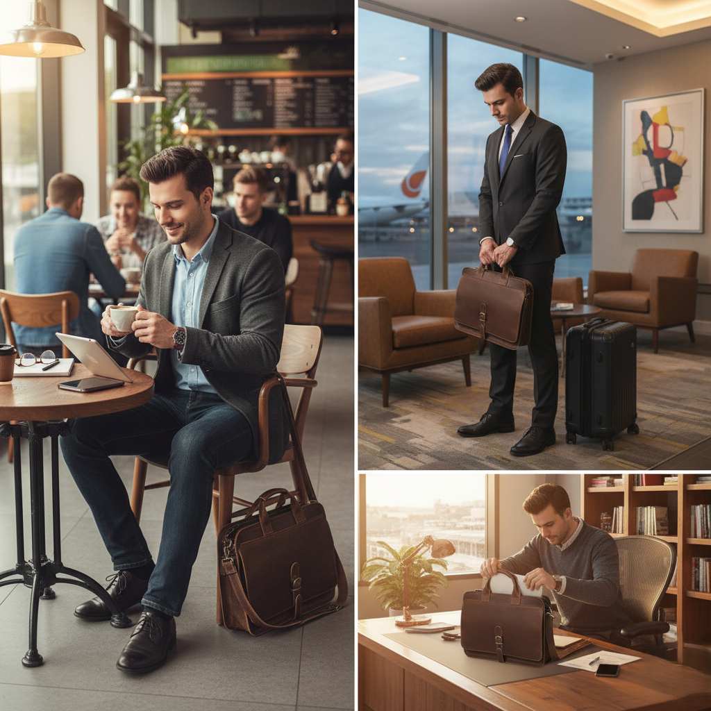 Bolsa Carteiro de Couro Legítimo BP 117: Sua Aliada para o Sucesso Profissional