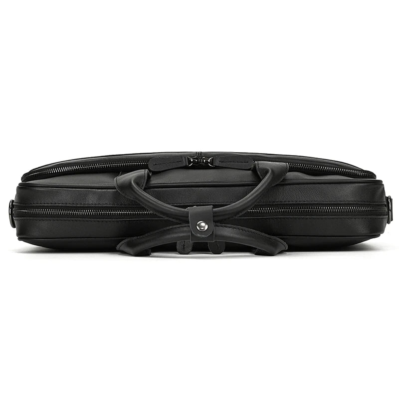 Pasta Executiva em Couro BP 121: Sofisticação e Compartimento para Laptop 15.6"