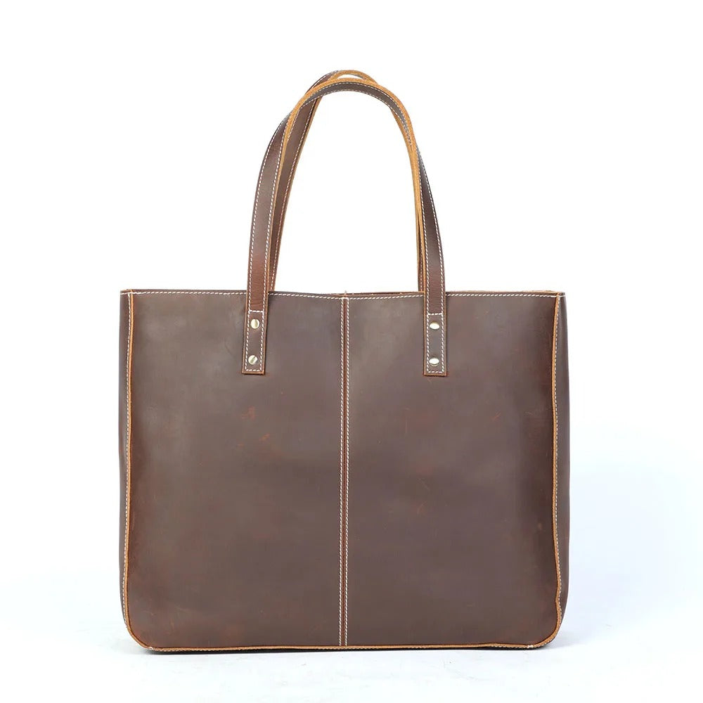 Bolsa Carteiro BP 209: Elegância Executiva e Organização em Couro Legítimo BAGYPACK