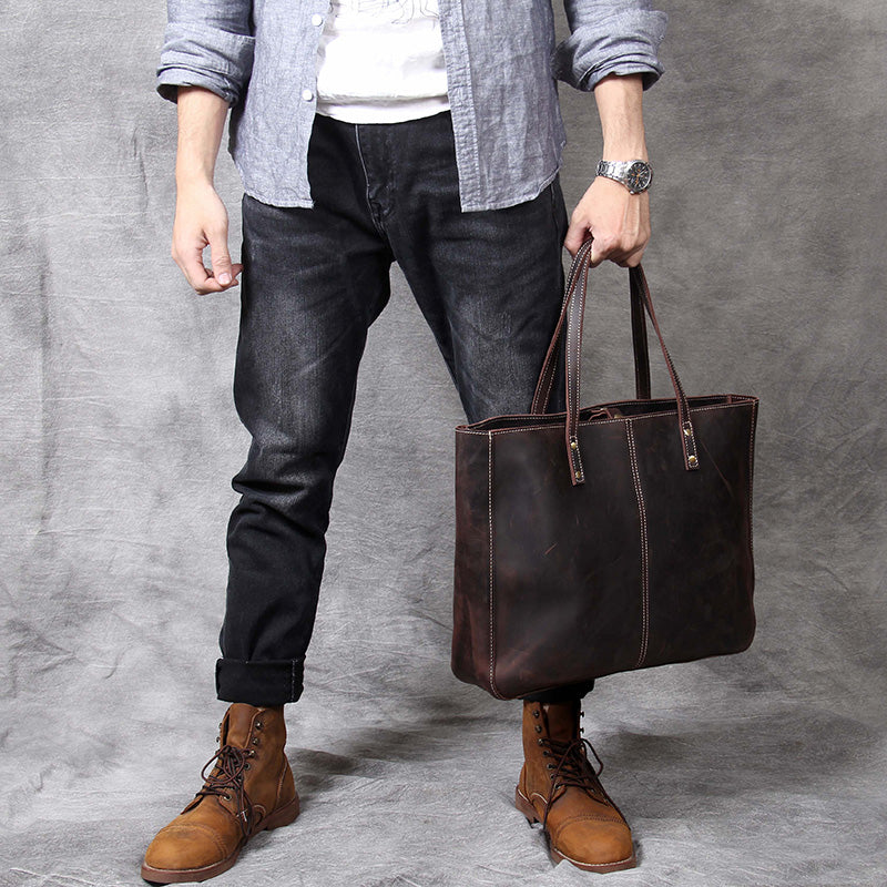 Bolsa Carteiro BP 209: Elegância Executiva e Organização em Couro Legítimo BAGYPACK