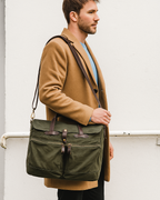 Pasta Executiva BP 314: Lona, Couro e Espaço para Notebook 15.6"