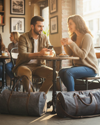 Bolsa de Viagem BP 603 Compacta em Lona + Couro