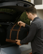 Bolsa de Viagem BP 616: Durabilidade em Lona Encerada e Estilo Clássico do Couro BAGYPACK