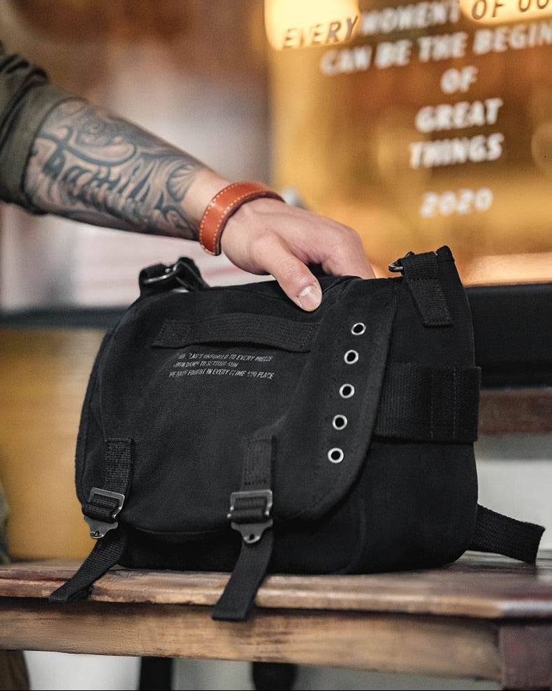 Bolsa Transversal BP 124: Lona, Compacta e Estilo Urbano BAGYPACK