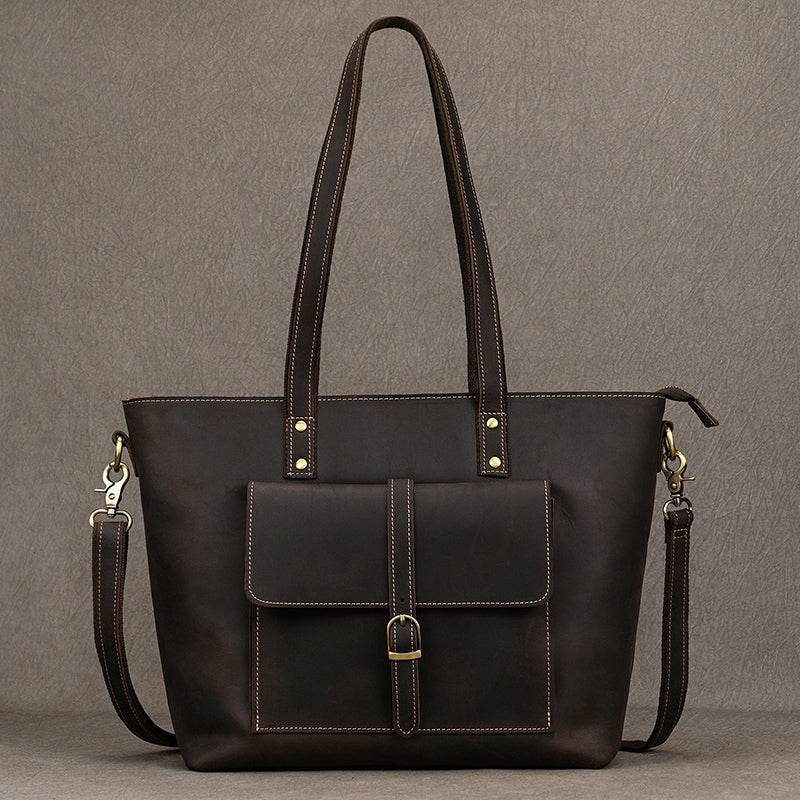 Bolsa Carteiro em Couro BP 123: Elegância e Espaço para Notebook 15" BAGYPACK