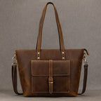 Bolsa Carteiro em Couro BP 123: Elegância e Espaço para Notebook 15" BAGYPACK