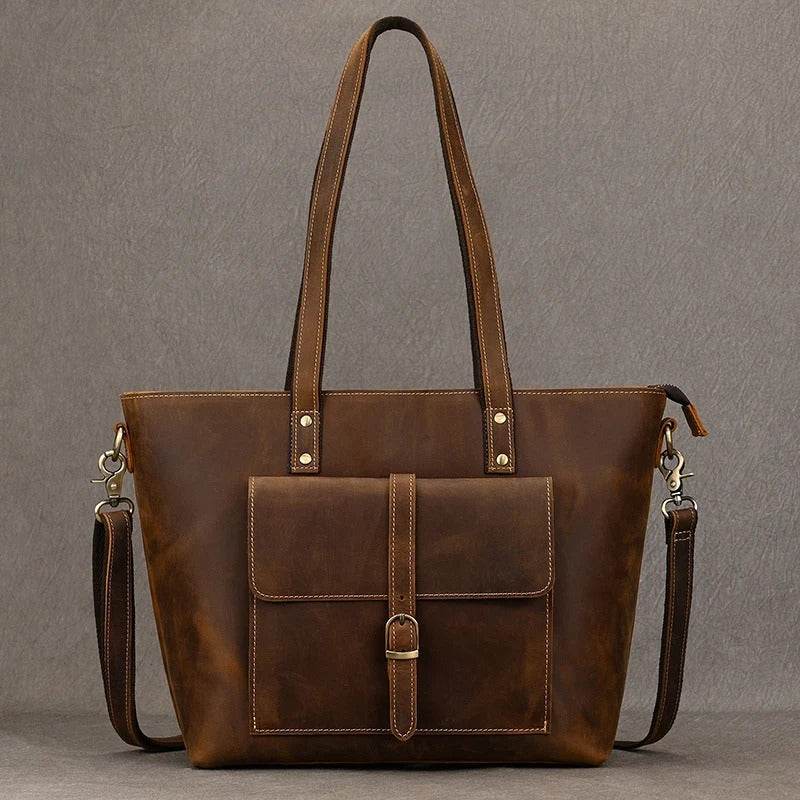 Bolsa Carteiro em Couro BP 123: Elegância e Espaço para Notebook 15" BAGYPACK