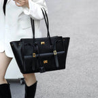 Bolsa Tote Bag BP 200 em Couro PU: O Estilo que Acompanha Seu Ritmo Expansível BAGYPACK