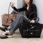 Bolsa Tote Bag BP 200 em Couro PU: O Estilo que Acompanha Seu Ritmo Expansível BAGYPACK