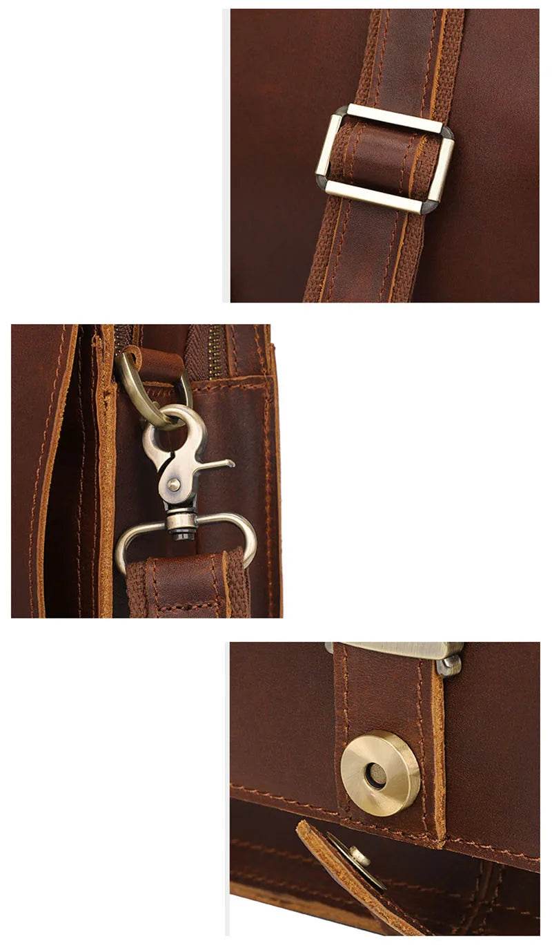 Bolsa Carteiro de Couro Legítimo BP 117: Sua Aliada para o Sucesso Profissional BAGYPACK