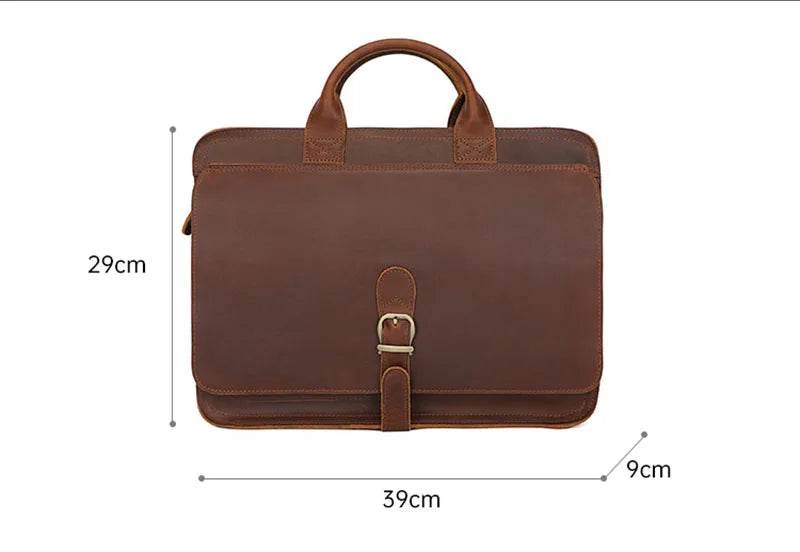Bolsa Carteiro de Couro Legítimo BP 117: Sua Aliada para o Sucesso Profissional BAGYPACK