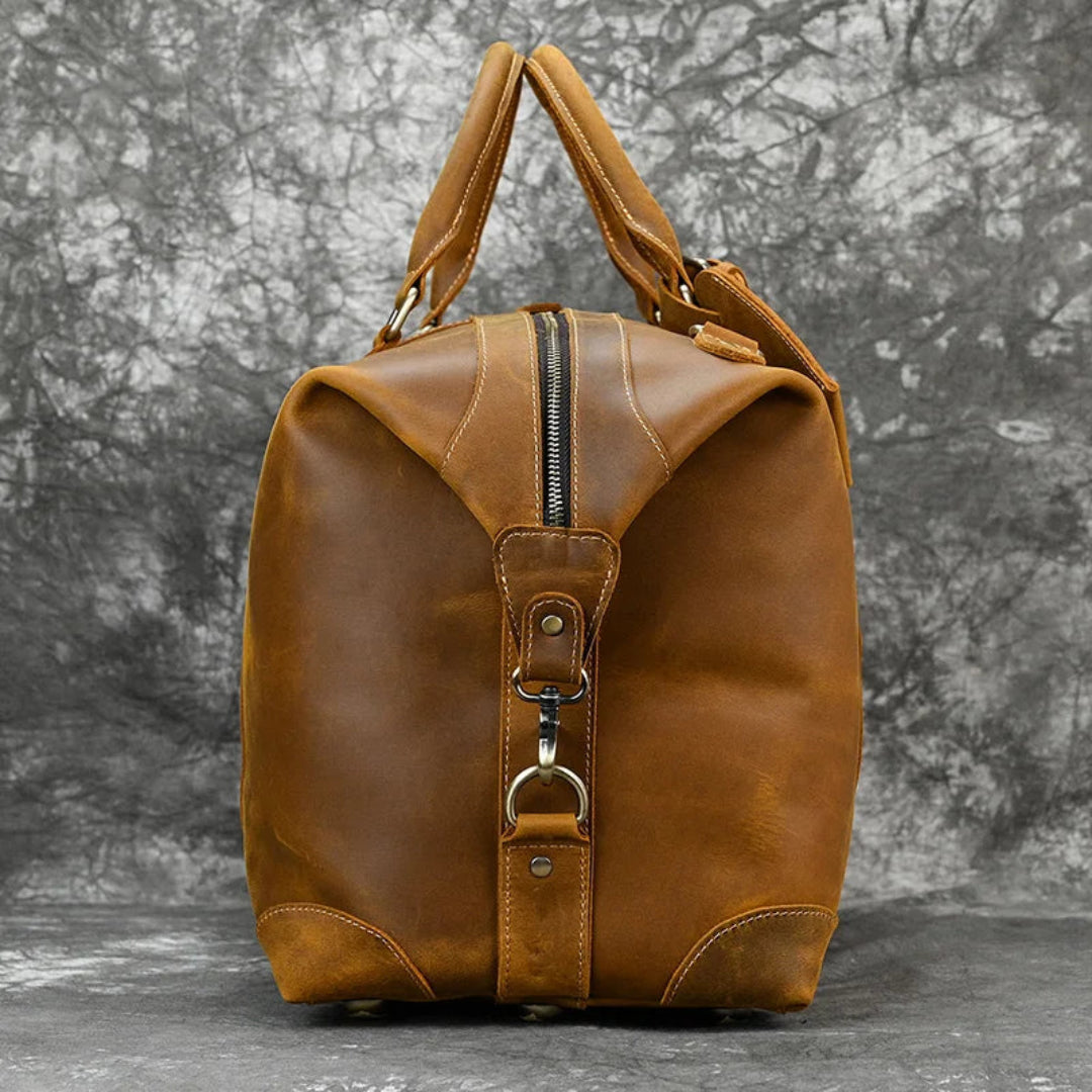 Bolsa de viagem em couro BP 605 com design sofisticado e espaçosa