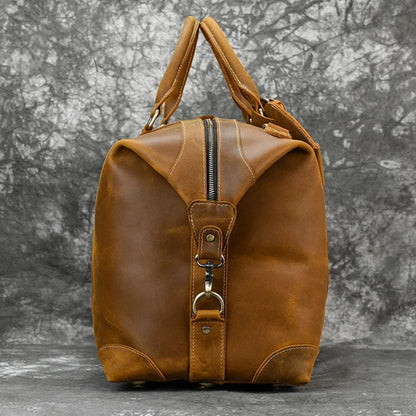 Bolsa de viagem em couro BP 605 com design sofisticado e espaçosa