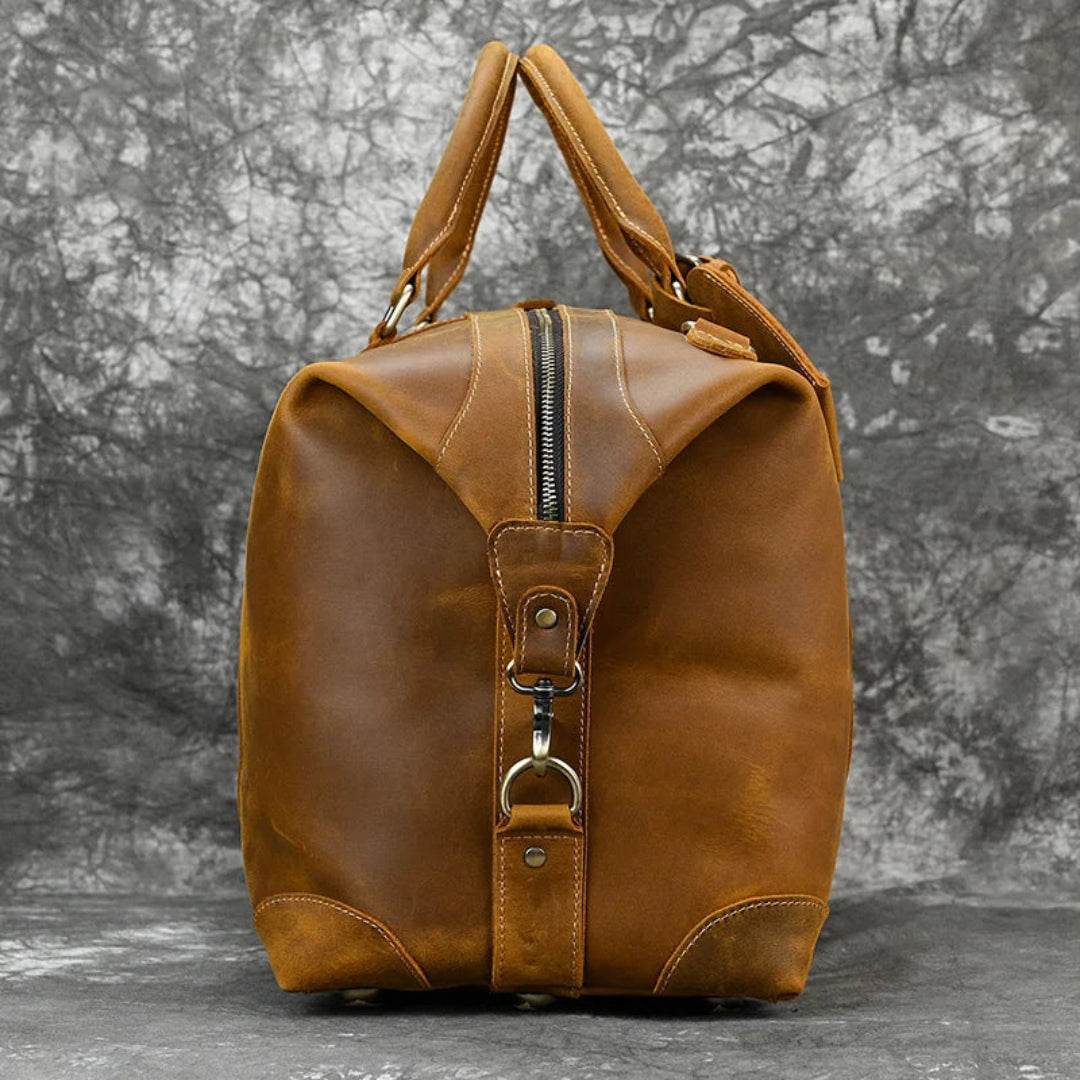 Bolsa de Viagem em Couro Legítimo BP 605: Elegância para Viagens com Seu Notebook BAGYPACK
