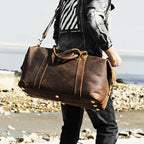 Bolsa de Viagem em Couro Legítimo BP 605: Elegância para Viagens com Seu Notebook BAGYPACK