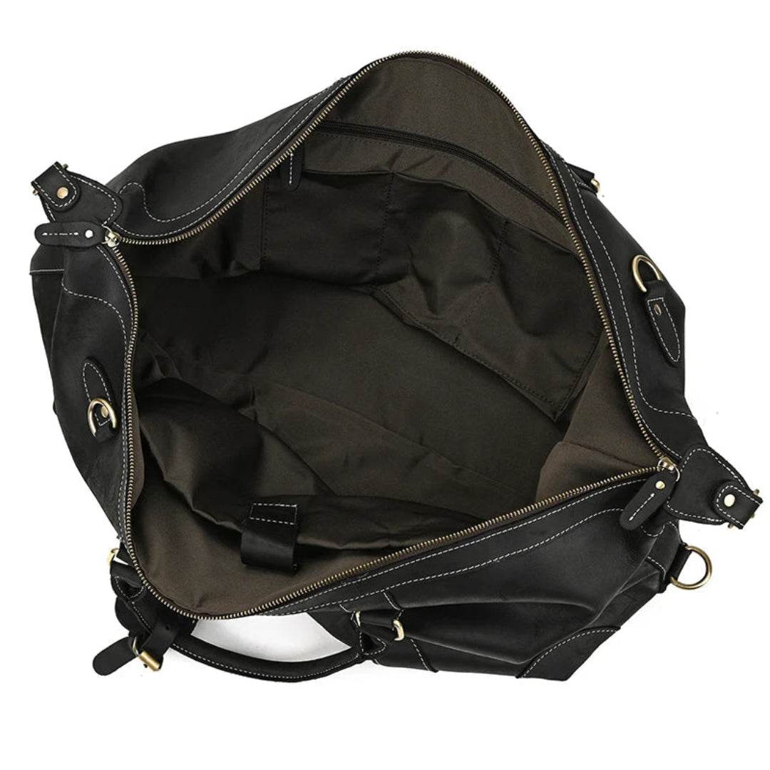 Bolsa de Viagem em Couro Legítimo BP 605: Elegância para Viagens com Seu Notebook BAGYPACK