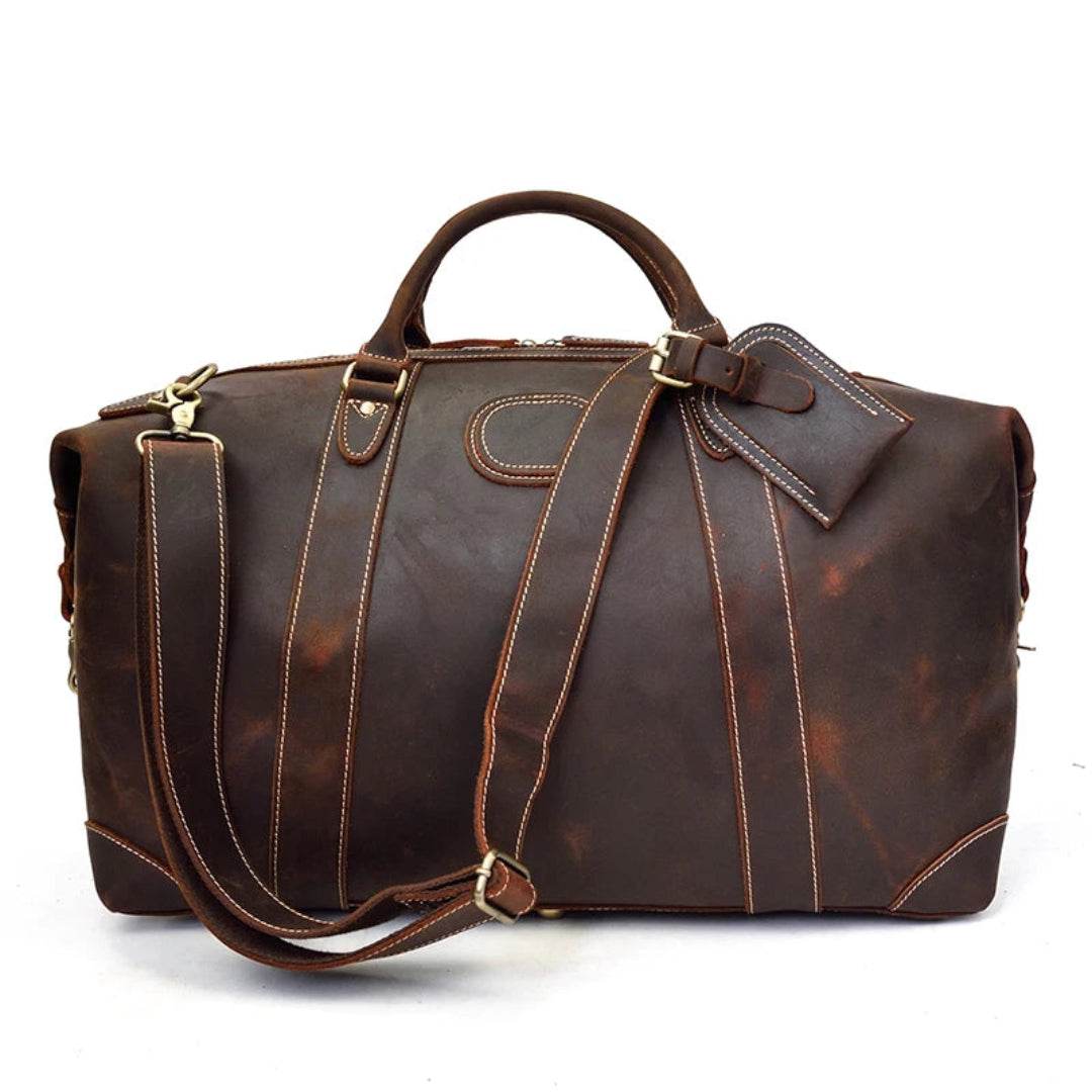 Bolsa de Viagem em Couro Legítimo BP 605: Elegância para Viagens com Seu Notebook BAGYPACK