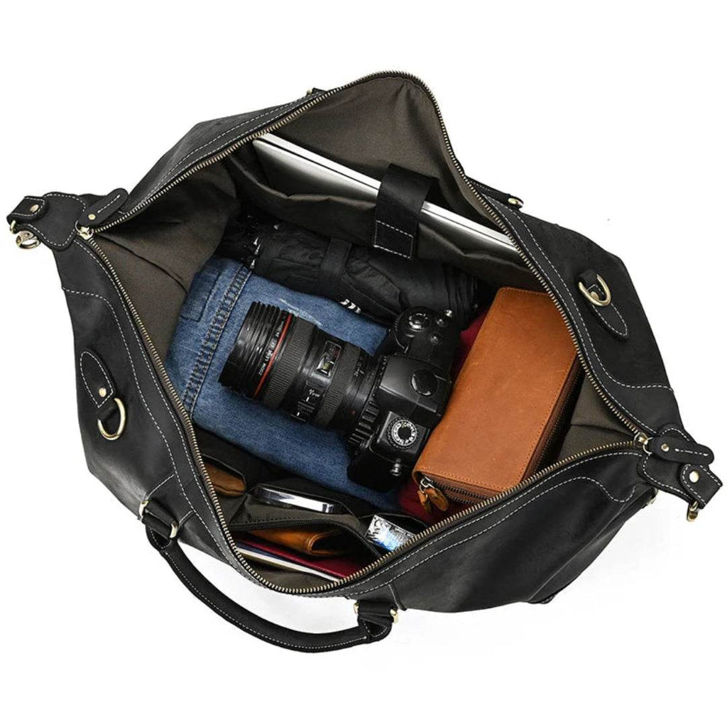 Bolsa de Viagem em Couro Legítimo BP 605: Elegância para Viagens com Seu Notebook BAGYPACK