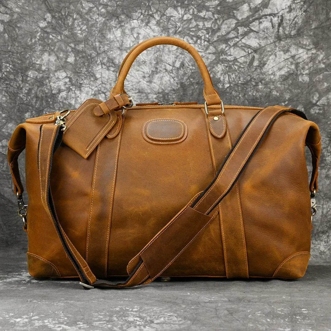 Bolsa de Viagem em Couro Legítimo BP 605: Elegância para Viagens com Seu Notebook BAGYPACK