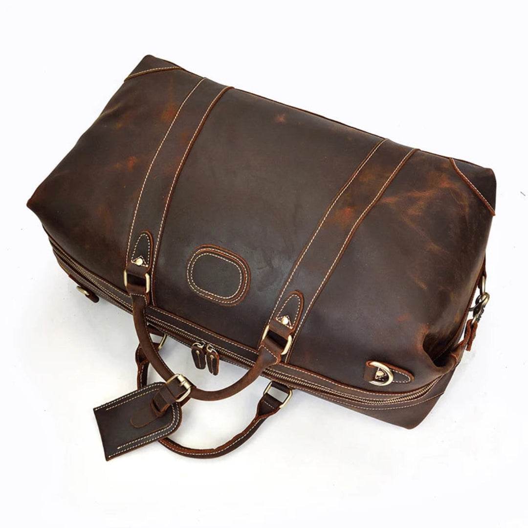 Bolsa de Viagem em Couro Legítimo BP 605: Elegância para Viagens com Seu Notebook BAGYPACK