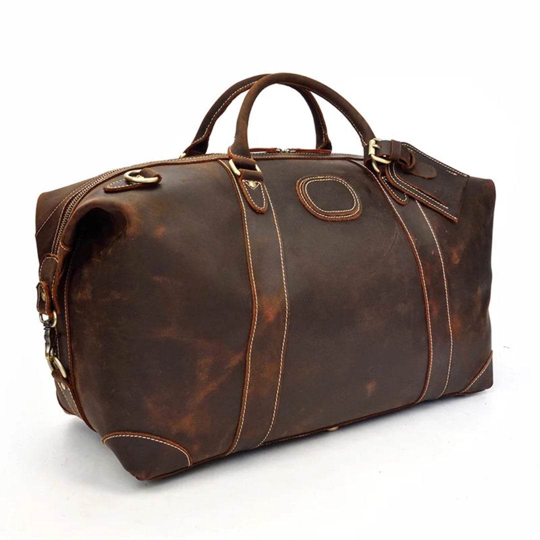 Bolsa de Viagem em Couro Legítimo BP 605: Elegância para Viagens com Seu Notebook BAGYPACK