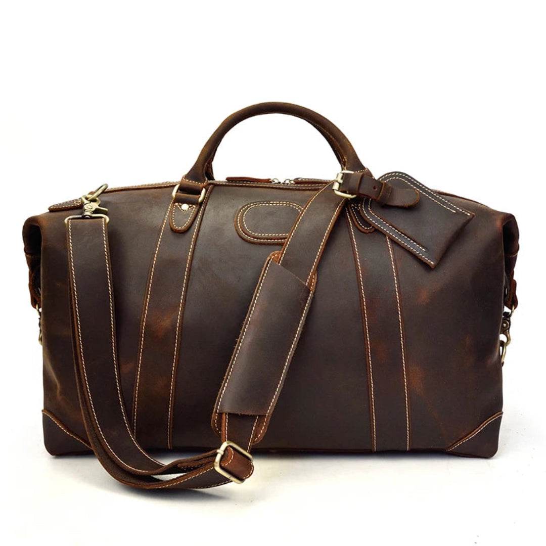 Bolsa de Viagem em Couro Legítimo BP 605: Elegância para Viagens com Seu Notebook BAGYPACK