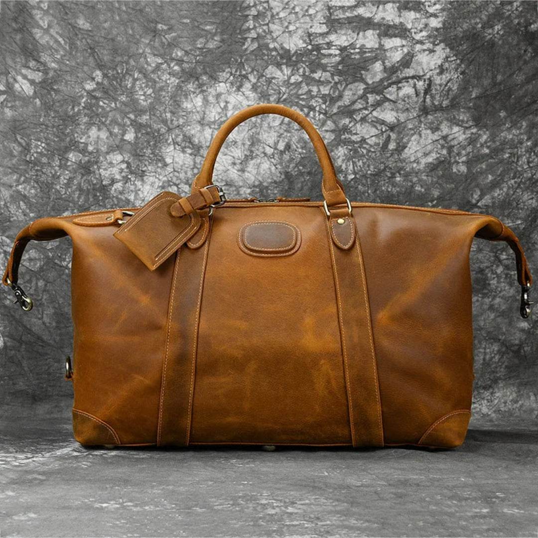 Bolsa de Viagem em Couro Legítimo BP 605: Elegância para Viagens com Seu Notebook BAGYPACK