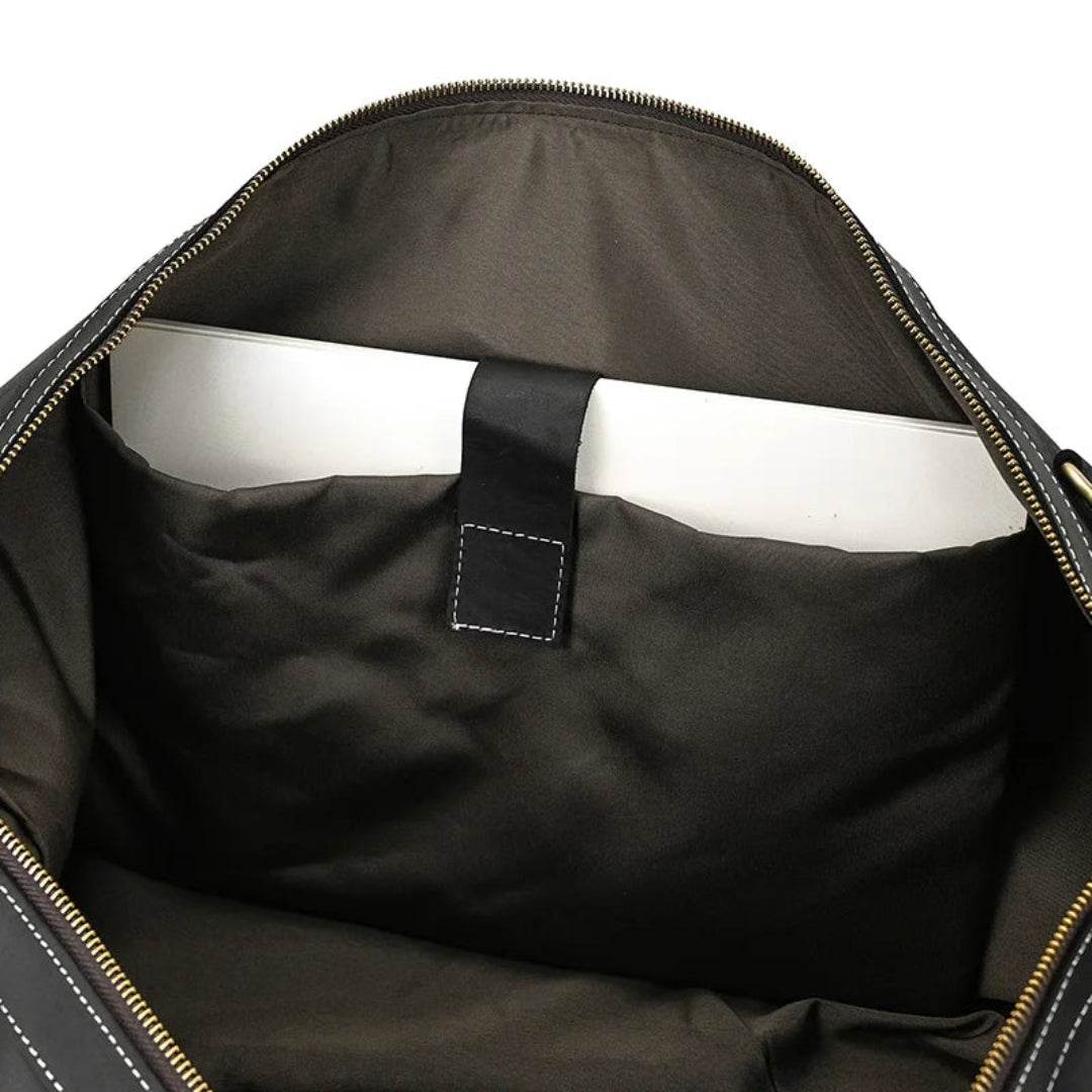 Bolsa de Viagem em Couro Legítimo BP 605: Elegância para Viagens com Seu Notebook BAGYPACK