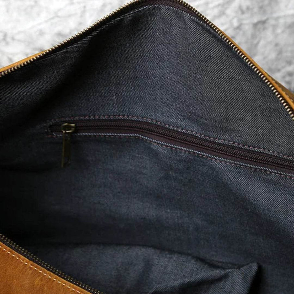 Duffel Bag de Viagem em Couro Legítimo BP 612: Sofisticação e 30 Litros de Capacidade BAGYPACK