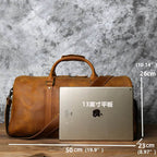 Duffel Bag de Viagem em Couro Legítimo BP 612: Sofisticação e 30 Litros de Capacidade BAGYPACK