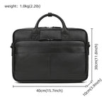 Pasta Executiva em Couro BP 121: Sofisticação e Compartimento para Laptop 15.6" BAGYPACK