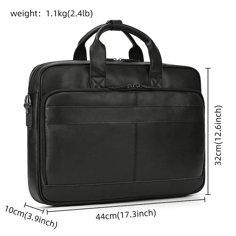 Pasta Executiva em Couro BP 121: Sofisticação e Compartimento para Laptop 15.6" BAGYPACK
