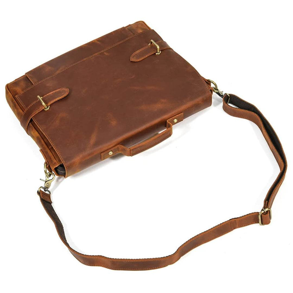 Pasta Executiva de Couro Legítimo BP 111: A Elegância Clássica para o Profissional BAGYPACK