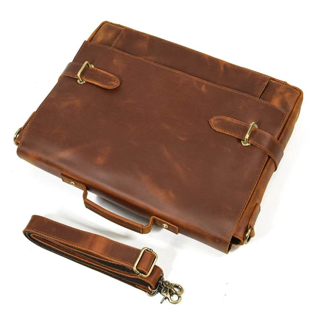 Pasta Executiva de Couro Legítimo BP 111: A Elegância Clássica para o Profissional BAGYPACK