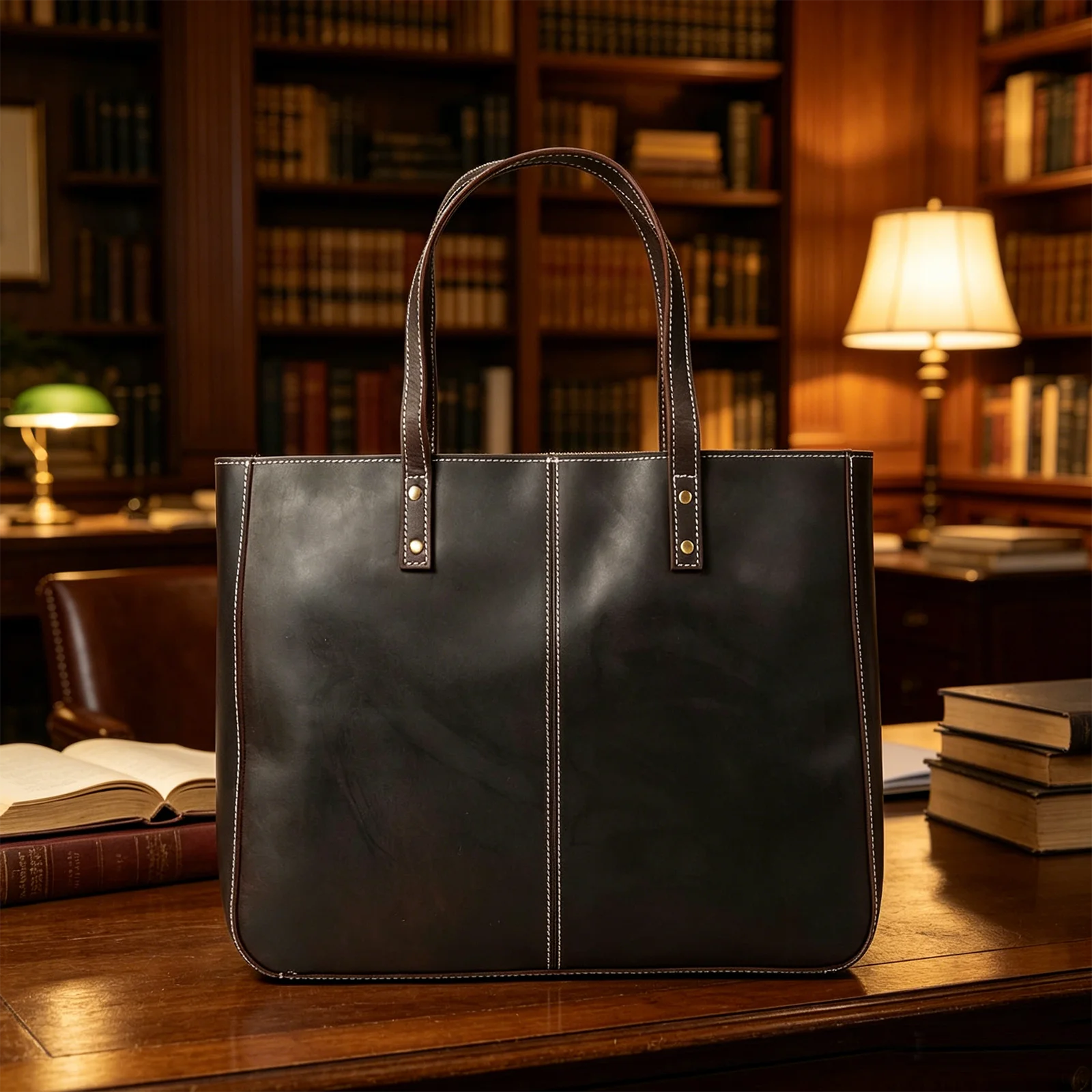 Bolsa Carteiro BP 209: Elegância Executiva e Organização em Couro Legítimo BAGYPACK