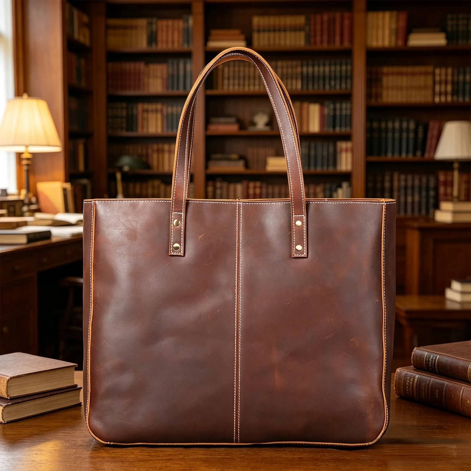 Bolsa Carteiro BP 209: Elegância Executiva e Organização em Couro Legítimo BAGYPACK