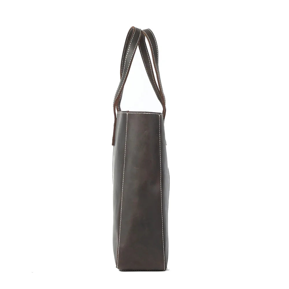 Bolsa Carteiro BP 209: Elegância Executiva e Organização em Couro Legítimo BAGYPACK
