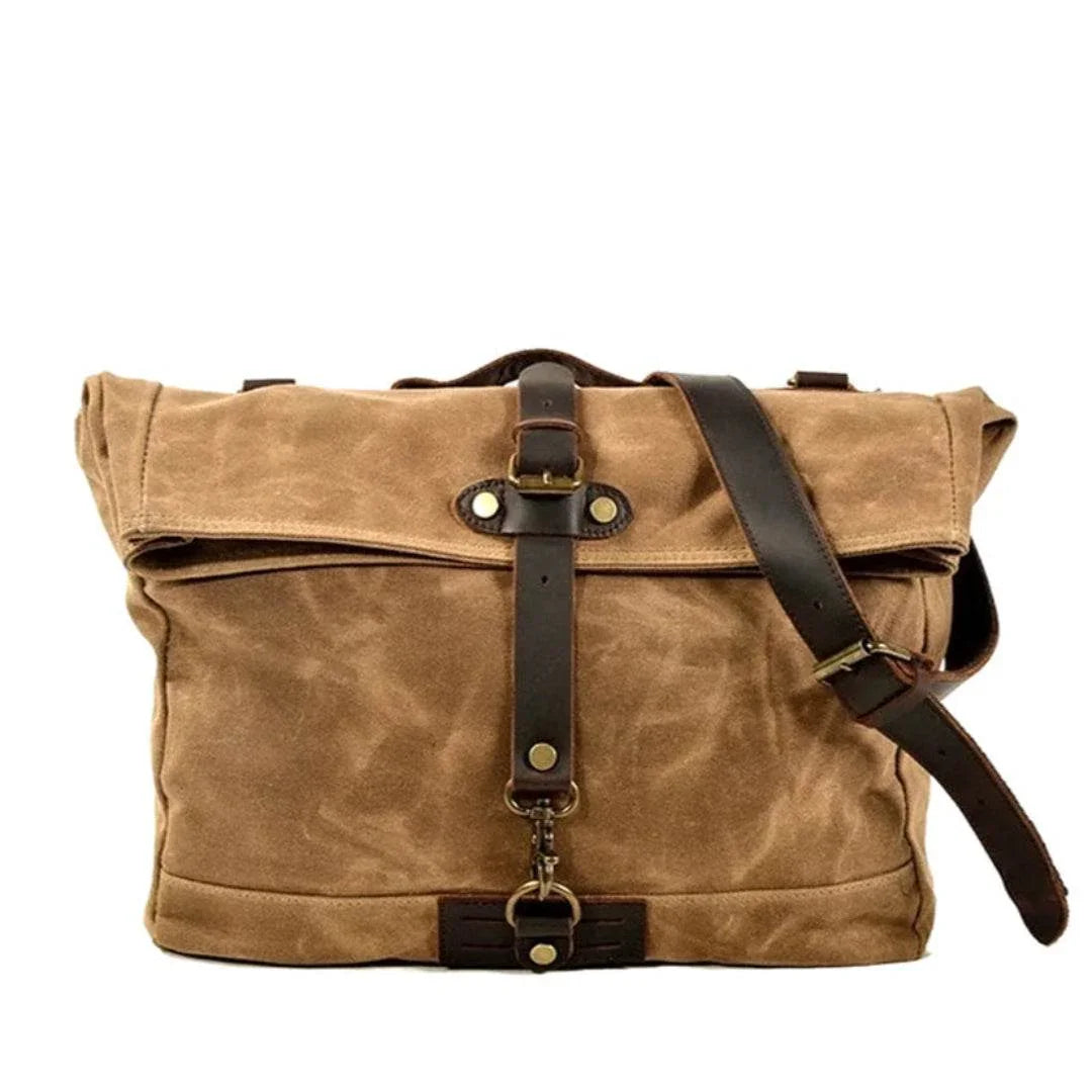 Bolsa Carteiro Alforjes BP 110 Lona+Couro - BAGYPACK