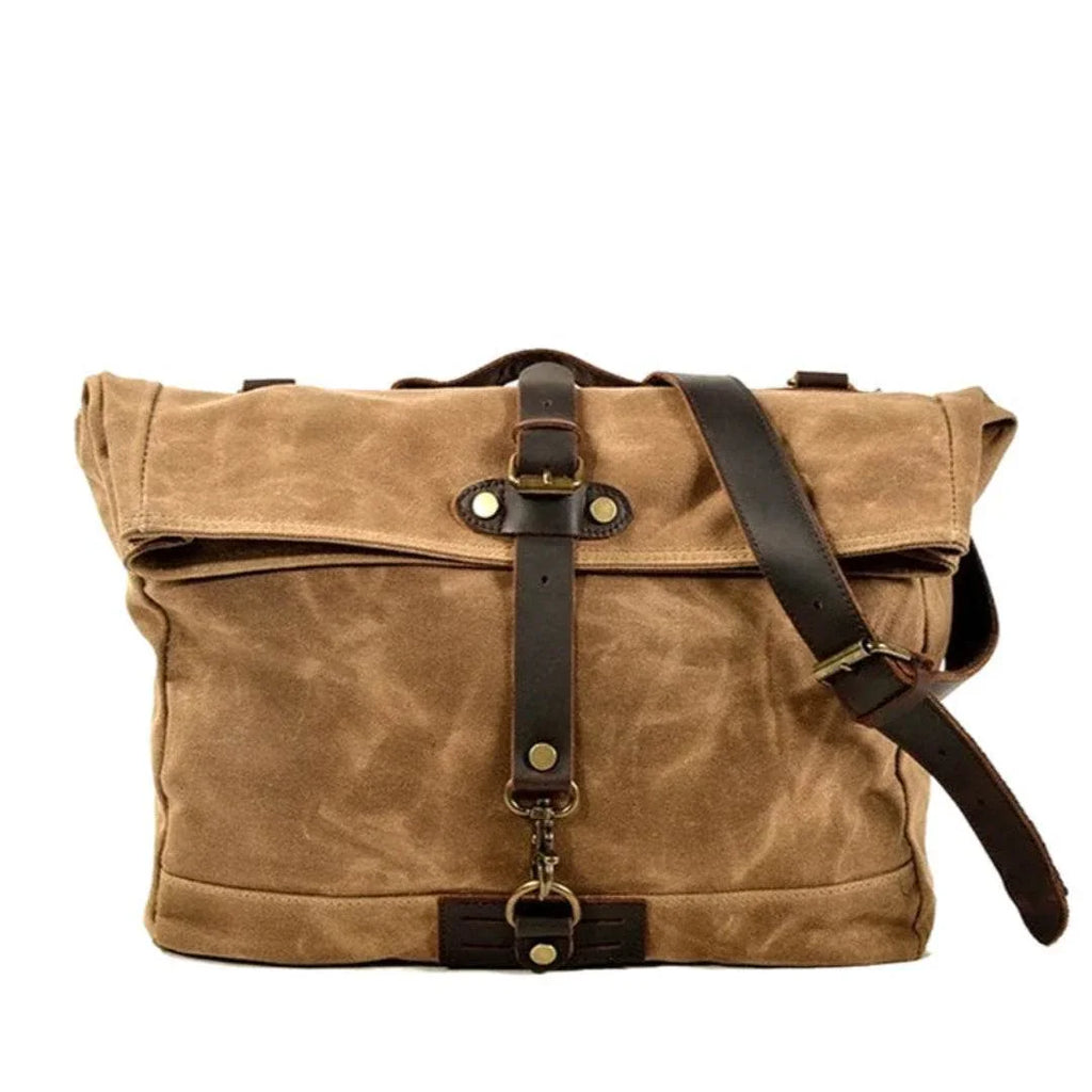Bolsa Carteiro Alforjes BP 110 Lona+Couro. Viagens e Motos BAGYPACK