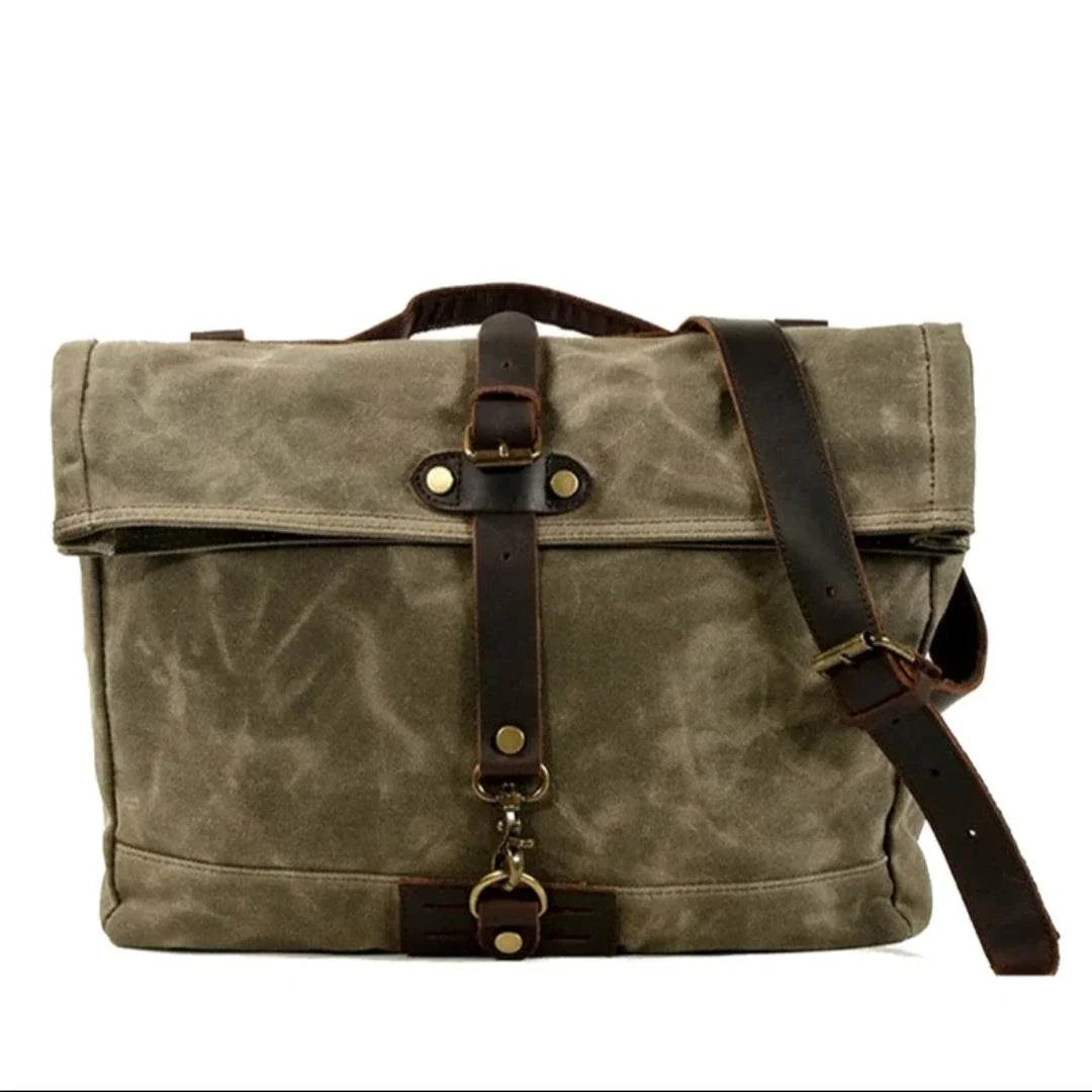 Bolsa Carteiro Alforjes BP 110 Lona+Couro - BAGYPACK