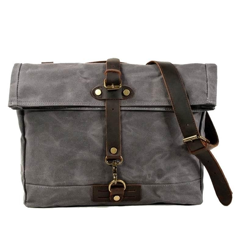 Bolsa Carteiro Alforjes BP 110 Lona+Couro - BAGYPACK