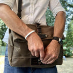 Bolsa Carteiro Alforjes BP 110 Lona+Couro | Viagens e Motos | Bagypack - BAGYPACK