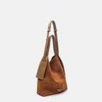Bolsa Bucket Bag Unissex BP 312: Estilo e Amplo Espaço em Couro Camurça BAGYPACK